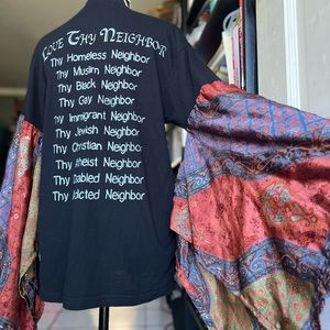 LOVE THY NEIGHBOR large tee